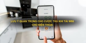 Lưu ý khi tải app W88